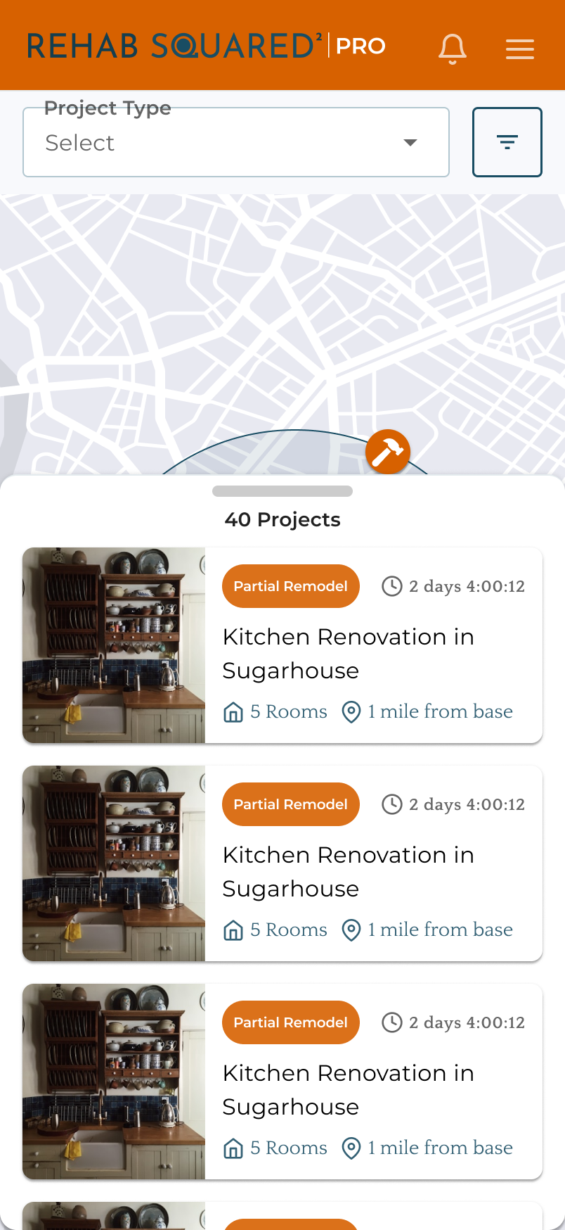 Project finder