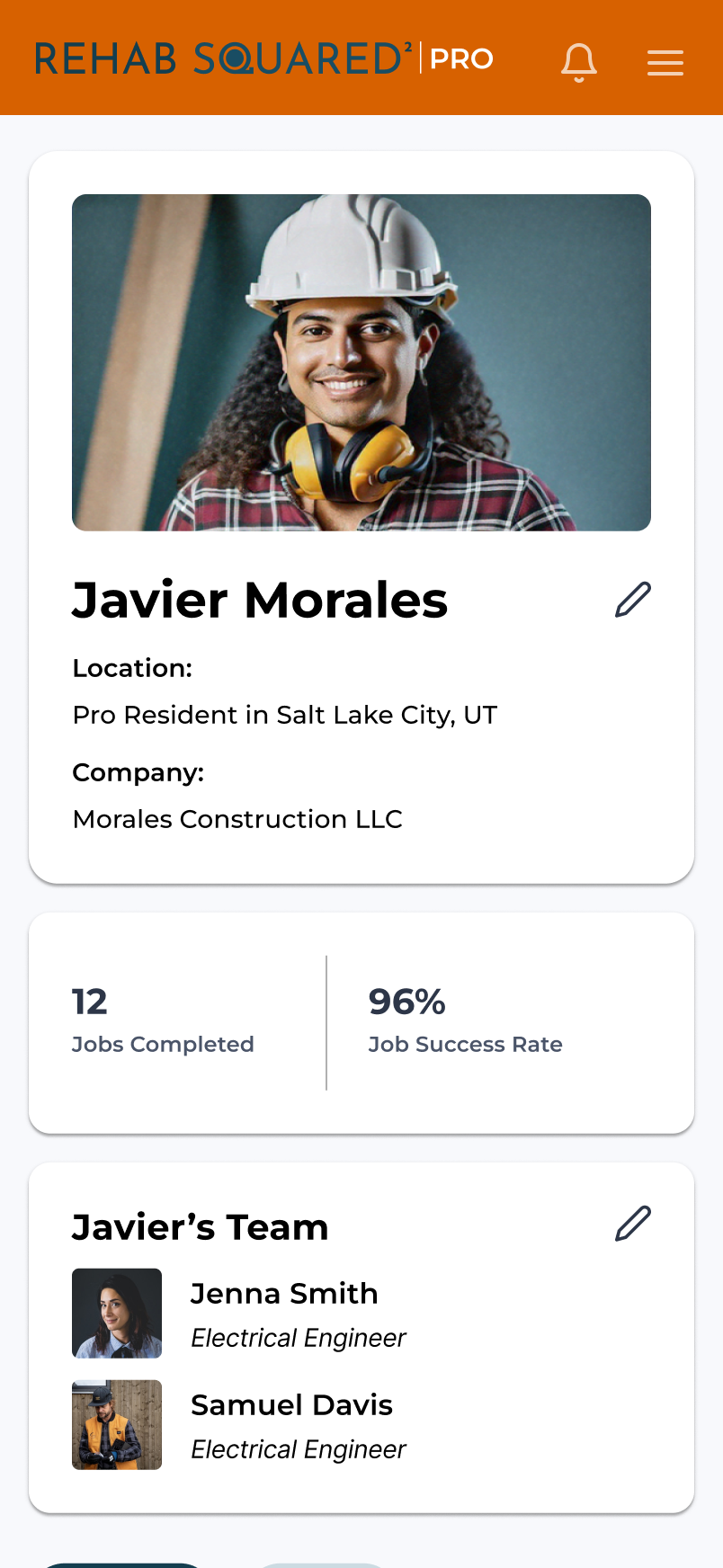 Resident profile